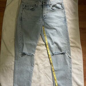 Rag & Bone Light Blue Extra Slim Jeans